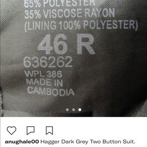 Mens pinstriped blazer